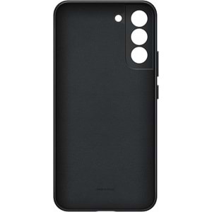 Samsung Galaxy S22+ Plus Hakiki Deri Kılıf, Siyah Lether Cover EF-VS906