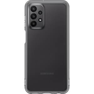 Samsung Galaxy A23 Yumuşak Şeffaf Kılıf, Siyah