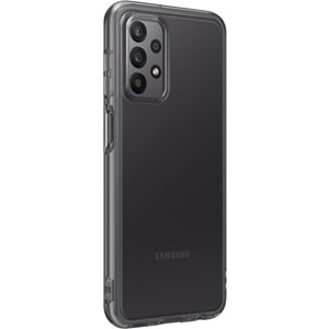Samsung Galaxy A23 Yumuşak Şeffaf Kılıf, Siyah