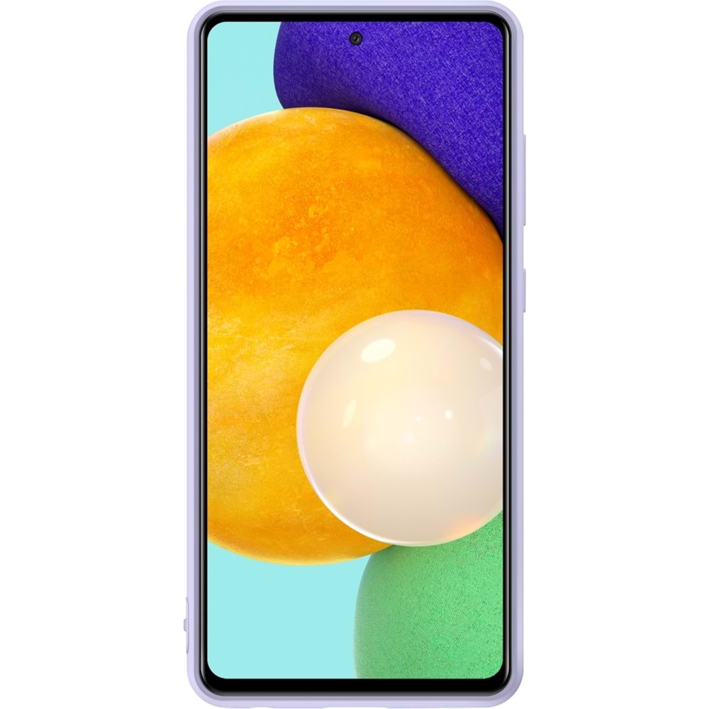 Samsung Galaxy A52 Slim Silikon Kılıf, Mor