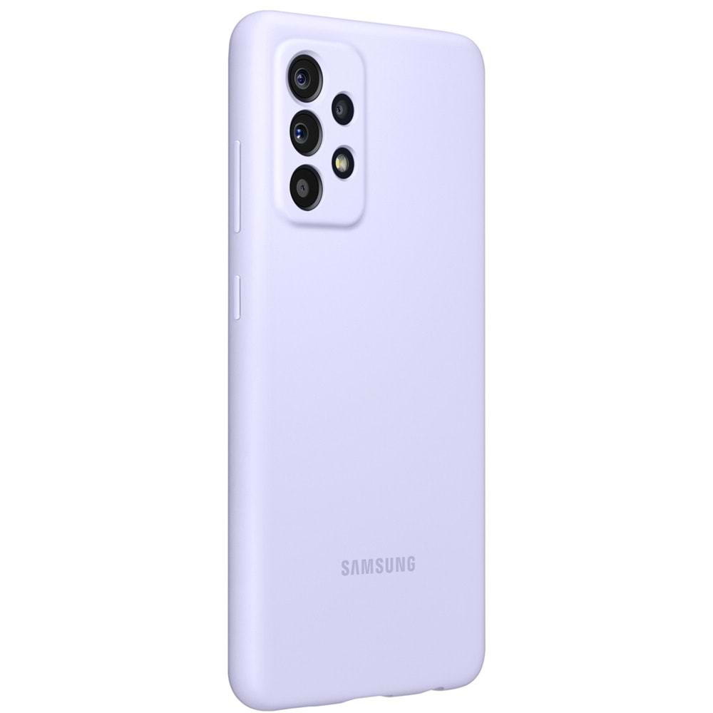 Samsung Galaxy A52 Slim Silikon Kılıf, Mor