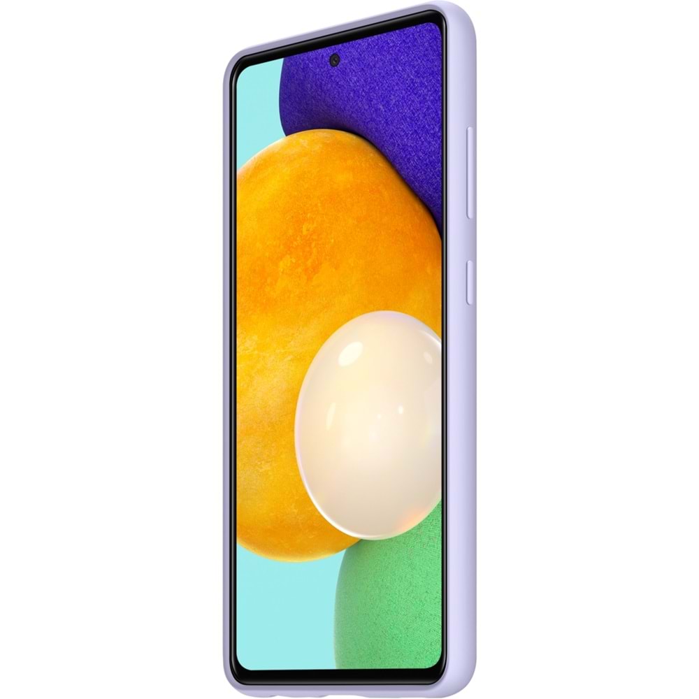 Samsung Galaxy A52 Slim Silikon Kılıf, Mor