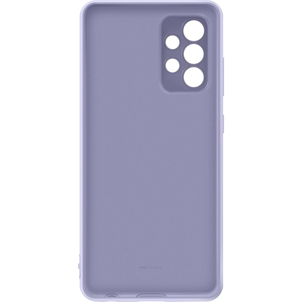 Samsung Galaxy A52 Slim Silikon Kılıf, Mor