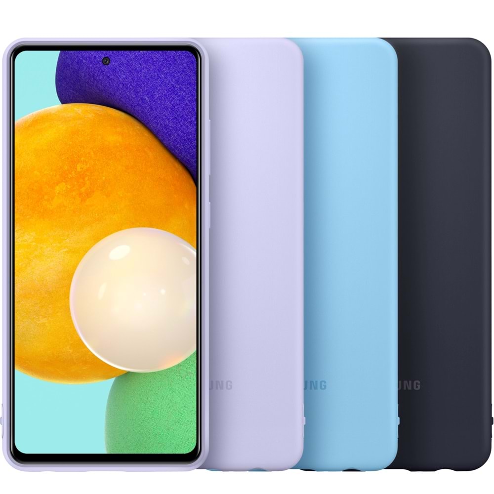 Samsung Galaxy A52 Slim Silikon Kılıf, Mor