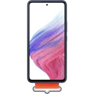 Samsung Galaxy A53 5G Kordonlu Kayışlı Silikon Kılıf Strap Cover, Lacivet