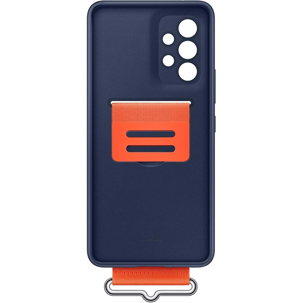 Samsung Galaxy A53 5G Kordonlu Kayışlı Silikon Kılıf Strap Cover, Lacivet