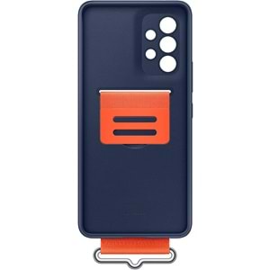 Samsung Galaxy A53 5G Kordonlu Kayışlı Silikon Kılıf Strap Cover, Lacivet
