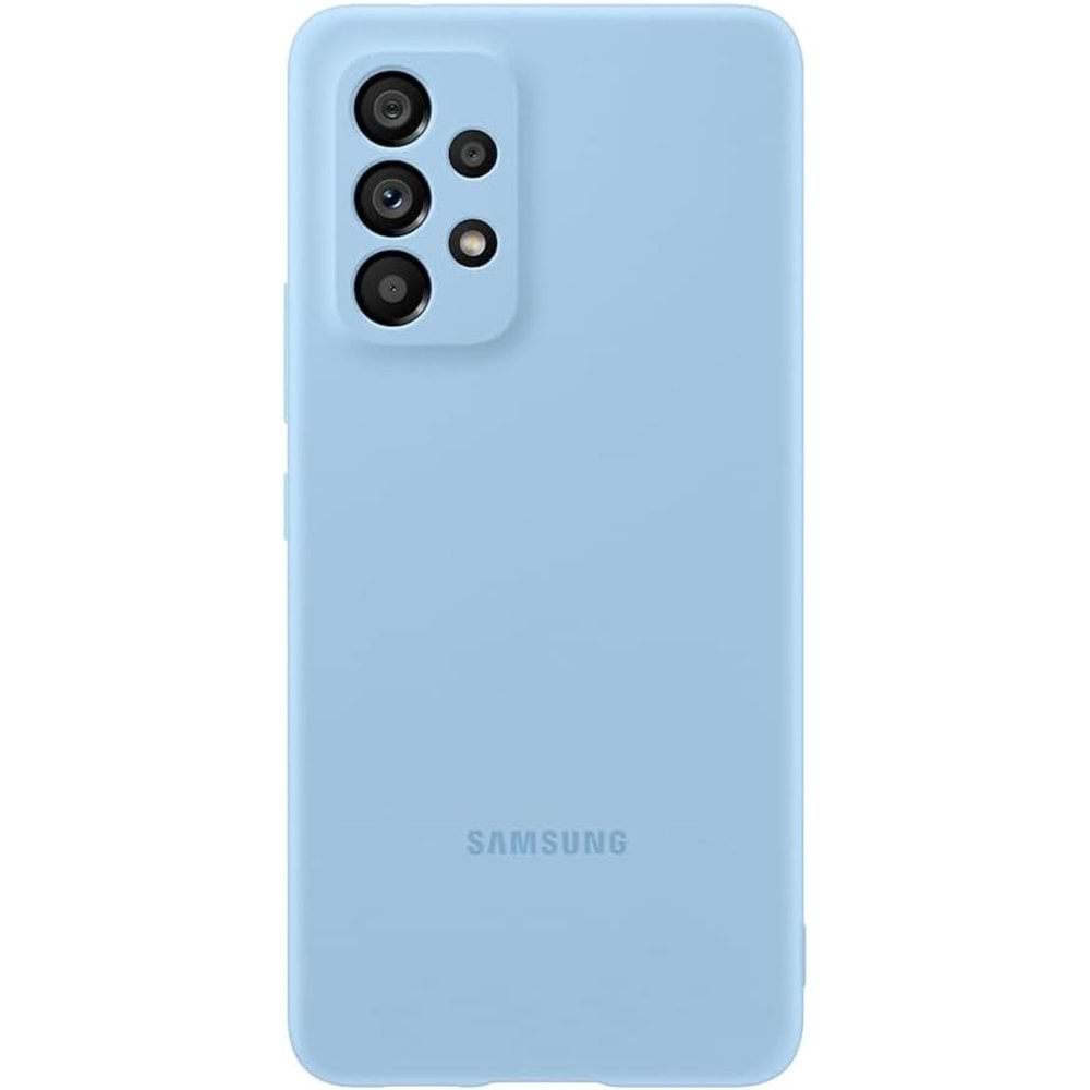 Samsung Galaxy A53 5G Silicone Cover Silikon Kılıf, Mavi EF-PA536T