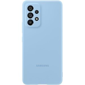 Samsung Galaxy A53 5G Silicone Cover Silikon Kılıf, Mavi EF-PA536T