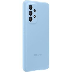 Samsung Galaxy A53 5G Silicone Cover Silikon Kılıf, Mavi EF-PA536T