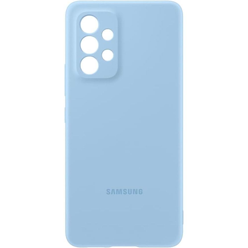 Samsung Galaxy A53 5G Silicone Cover Silikon Kılıf, Mavi EF-PA536T