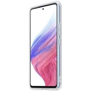 Samsung Galaxy A53 5G Soft Cover Yumuşak Şeffaf Kılıf, Şeffaf EF-QA536T