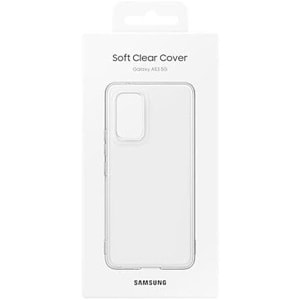 Samsung Galaxy A53 5G Soft Cover Yumuşak Şeffaf Kılıf, Şeffaf EF-QA536T