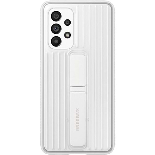 Samsung Galaxy A53 5G Protective Standing Cover Standlı Kılıf, Beyaz EF-RA536C
