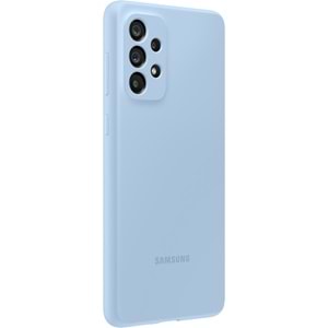 Samsung Galaxy A73 5G Silicone Cover Silikon Kılıf, Mavi EF-PA736T