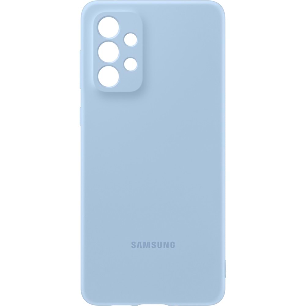 Samsung Galaxy A73 5G Silicone Cover Silikon Kılıf, Mavi EF-PA736T