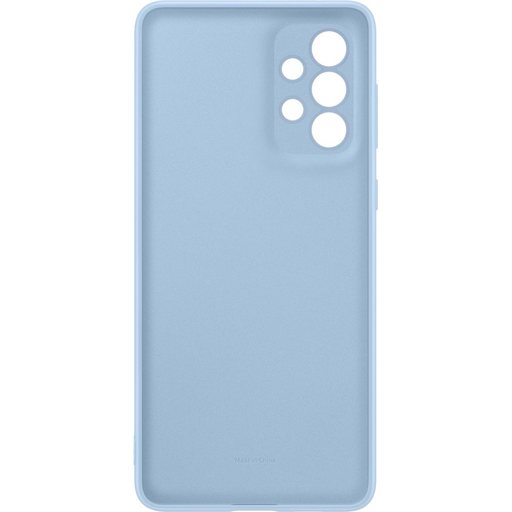 Samsung Galaxy A73 5G Silicone Cover Silikon Kılıf, Mavi EF-PA736T