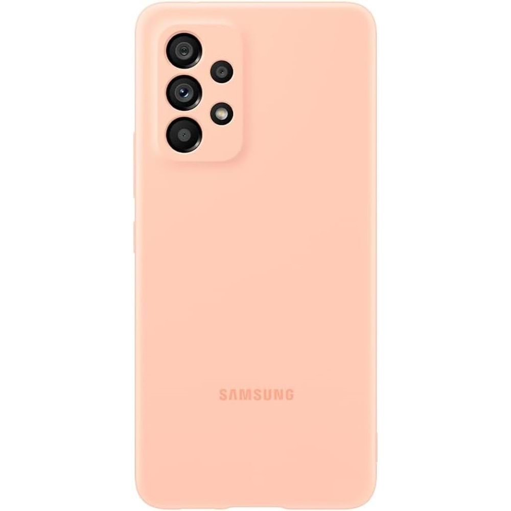 Samsung Galaxy A53 5G Silicone Cover Silikon Kılıf, Turuncu EF-PA536T
