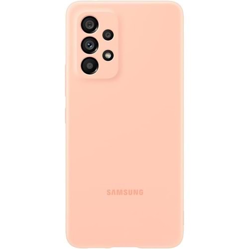 Samsung Galaxy A53 5G Silicone Cover Silikon Kılıf, Turuncu EF-PA536T