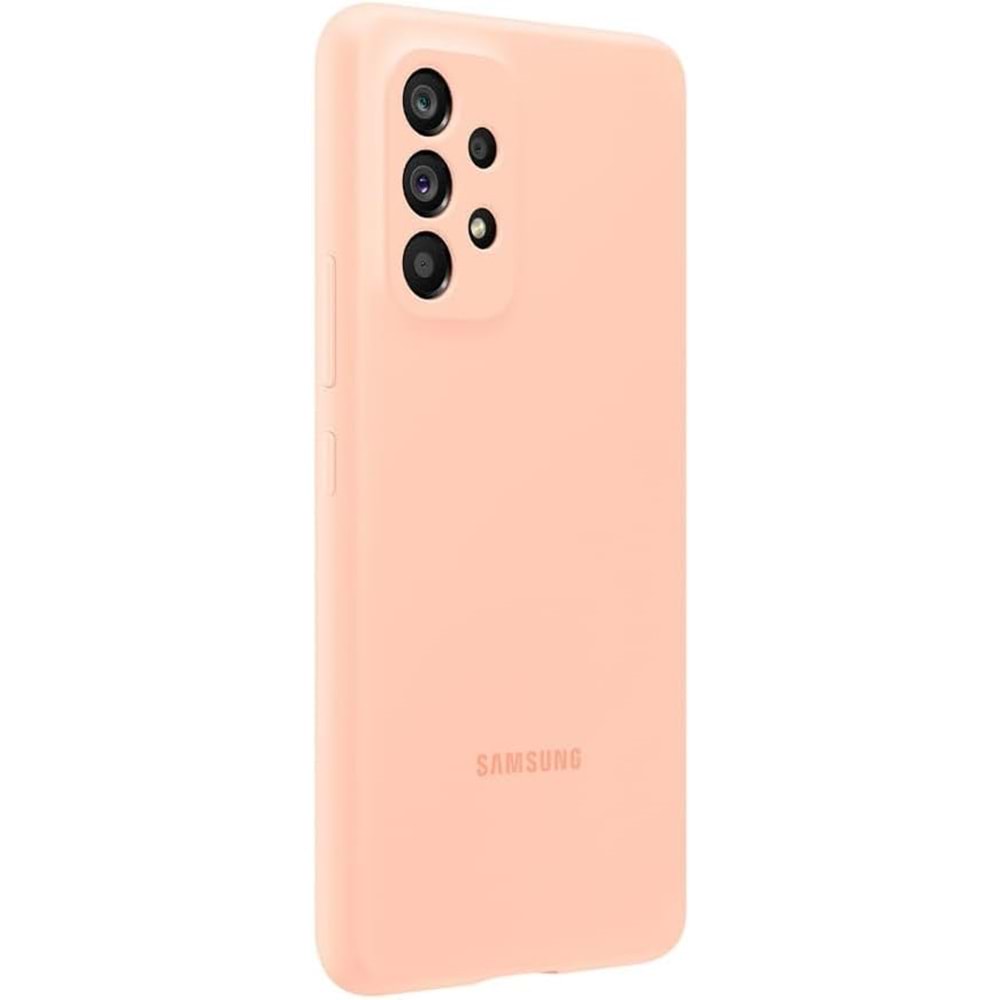 Samsung Galaxy A53 5G Silicone Cover Silikon Kılıf, Turuncu EF-PA536T