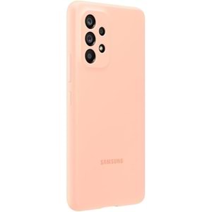 Samsung Galaxy A53 5G Silicone Cover Silikon Kılıf, Turuncu EF-PA536T