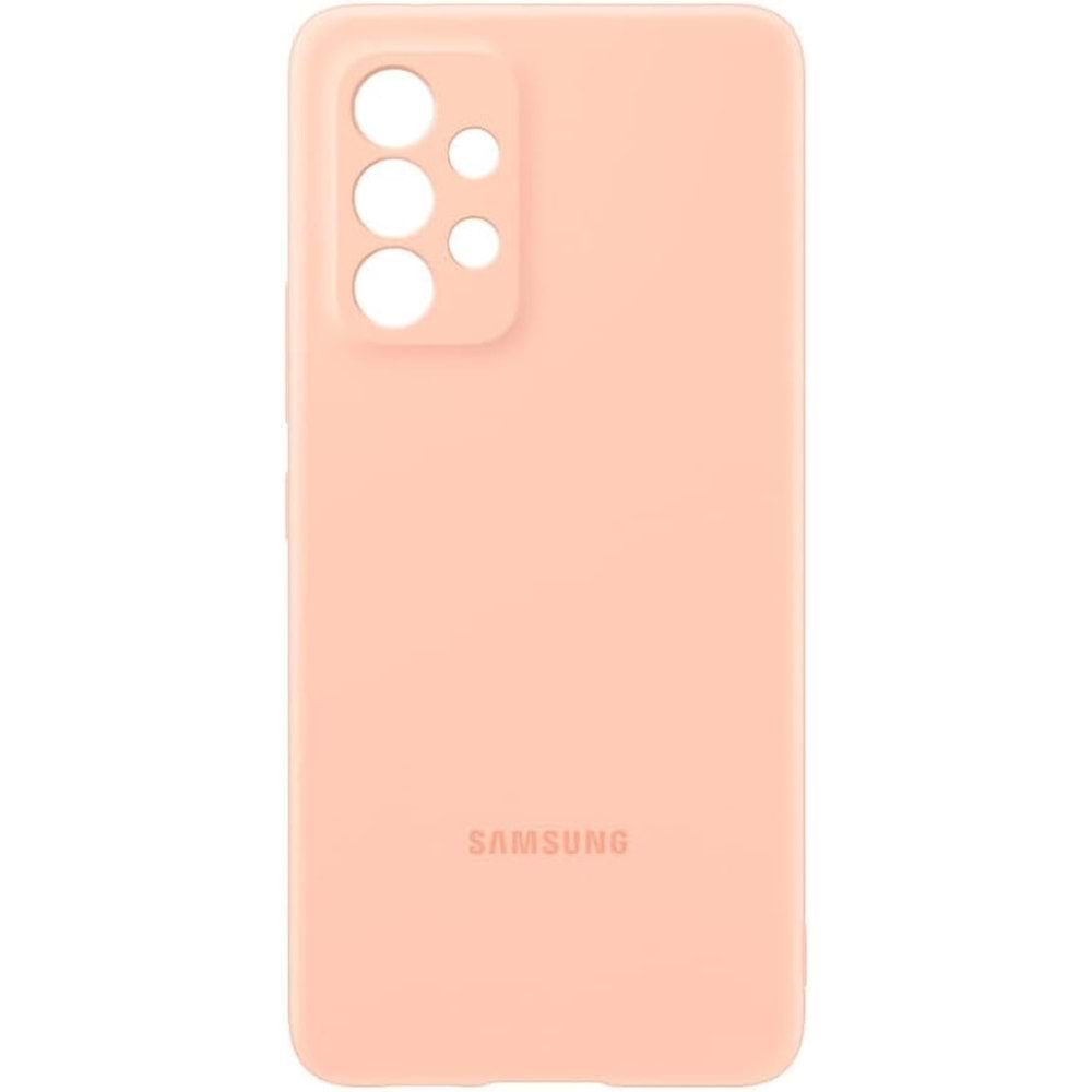 Samsung Galaxy A53 5G Silicone Cover Silikon Kılıf, Turuncu EF-PA536T