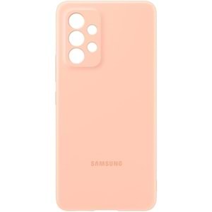 Samsung Galaxy A53 5G Silicone Cover Silikon Kılıf, Turuncu EF-PA536T