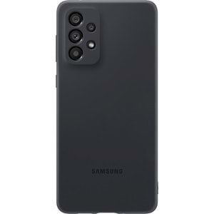 Samsung Galaxy A73 5G Silicone Cover Silikon Kılıf, Siyah EF-PA736T
