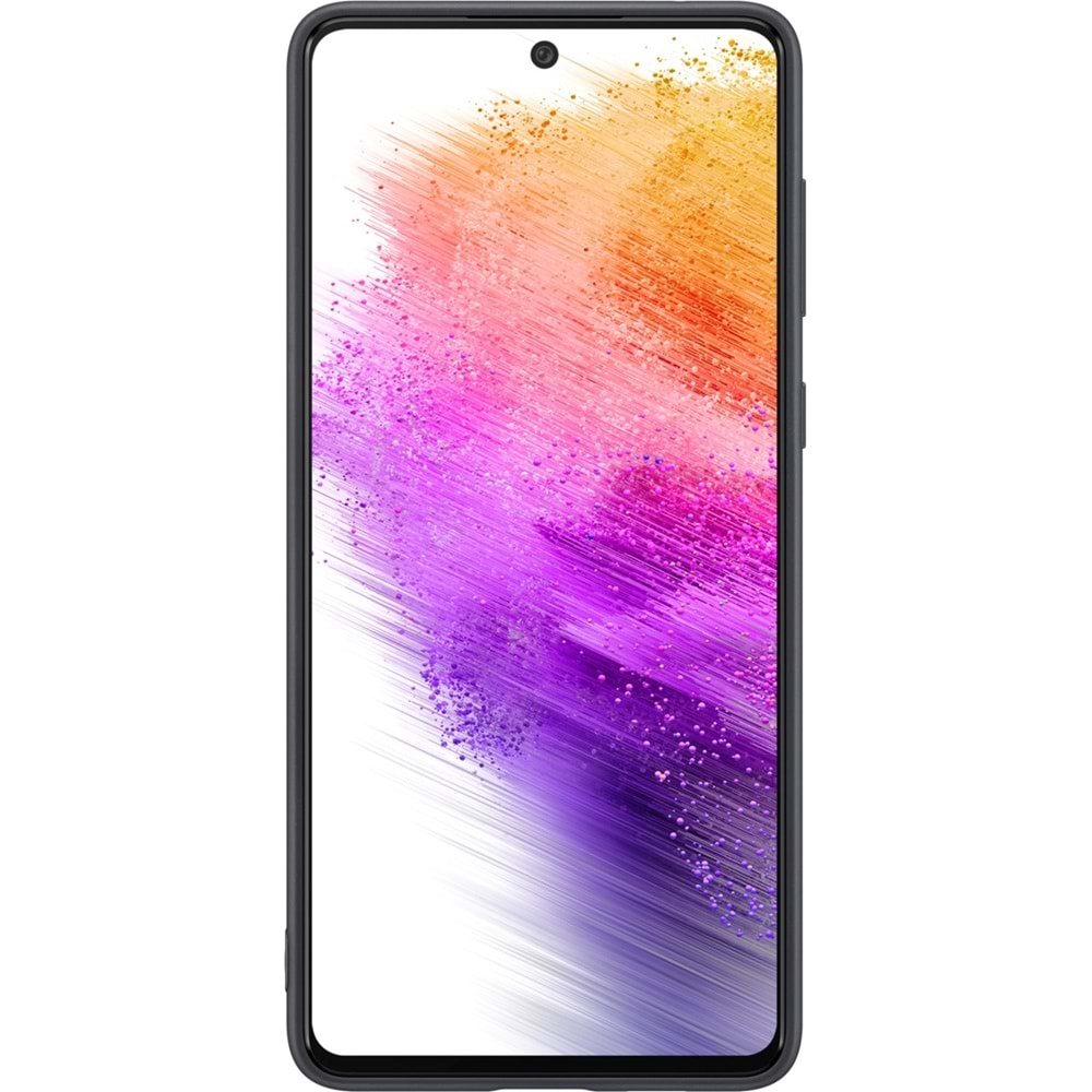 Samsung Galaxy A73 5G Silicone Cover Silikon Kılıf, Siyah EF-PA736T