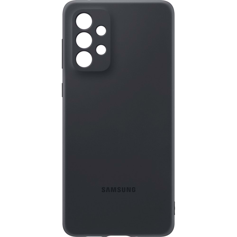 Samsung Galaxy A73 5G Silicone Cover Silikon Kılıf, Siyah EF-PA736T
