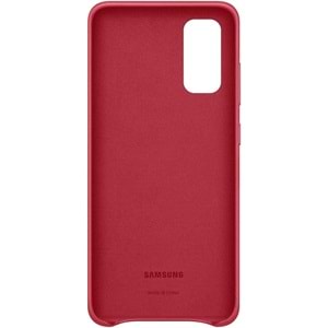 Samsung Galaxy S20 Deri Kılıf Lether Cover, Kırmızı EF-VG980LREGWW