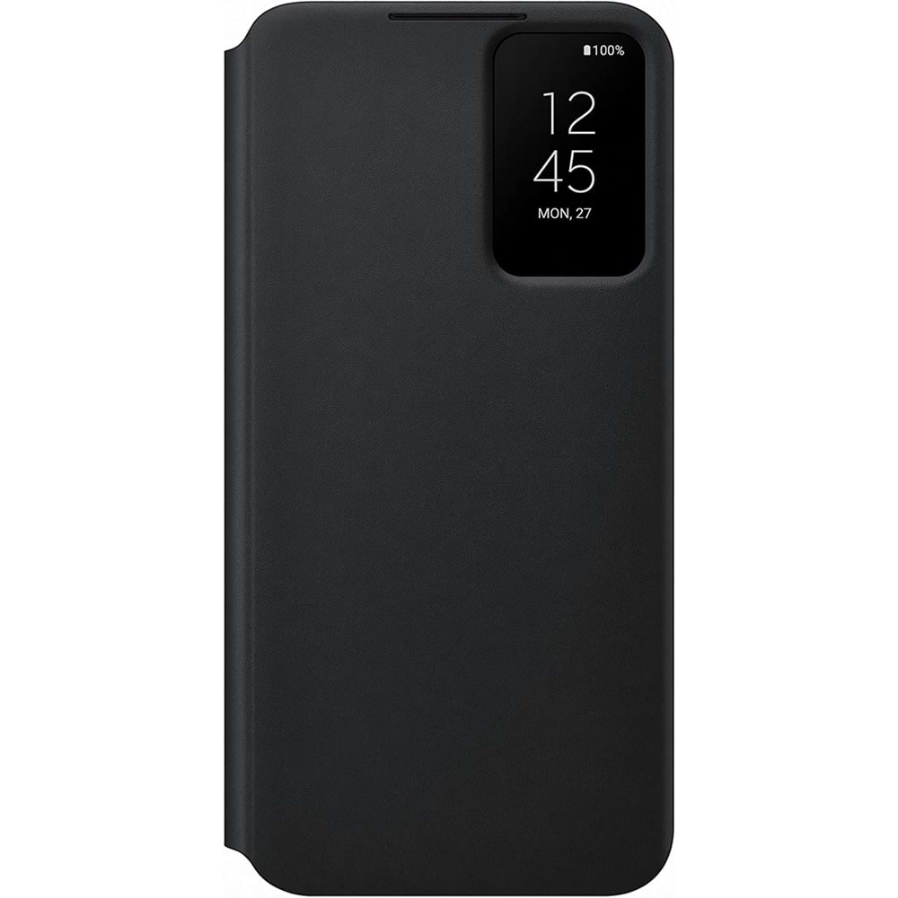 Samsung Galaxy S22+ Plus Akıllı Ekranlı Kılıf Smart View Wallet Case, Siyah