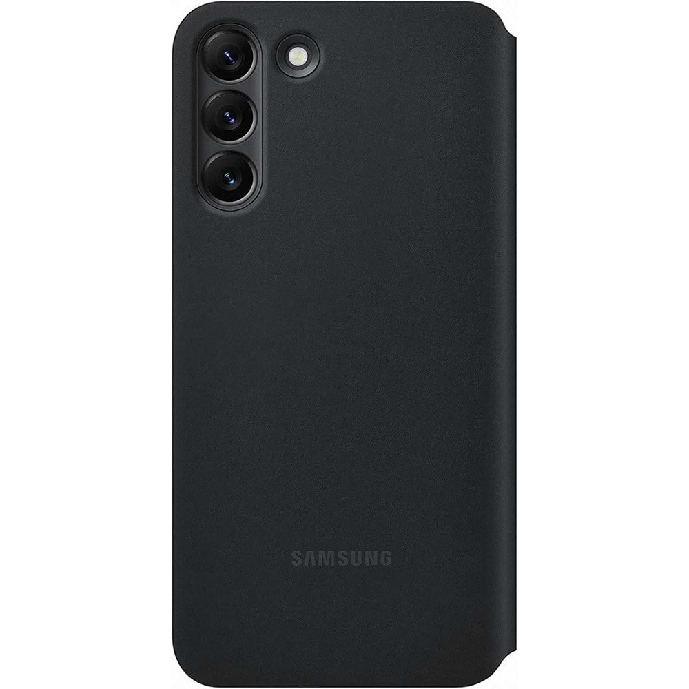 Samsung Galaxy S22+ Plus Akıllı Ekranlı Kılıf Smart View Wallet Case, Siyah