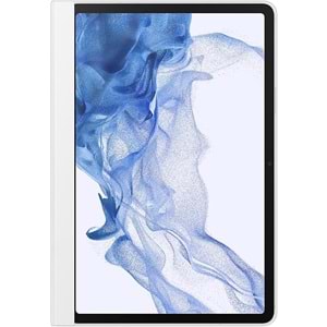 Samsung Galaxy Tab S7 | Tab S8 (11 inç) için Book CoverNote View Cover Not Kılıf, Beyaz EF-ZX700