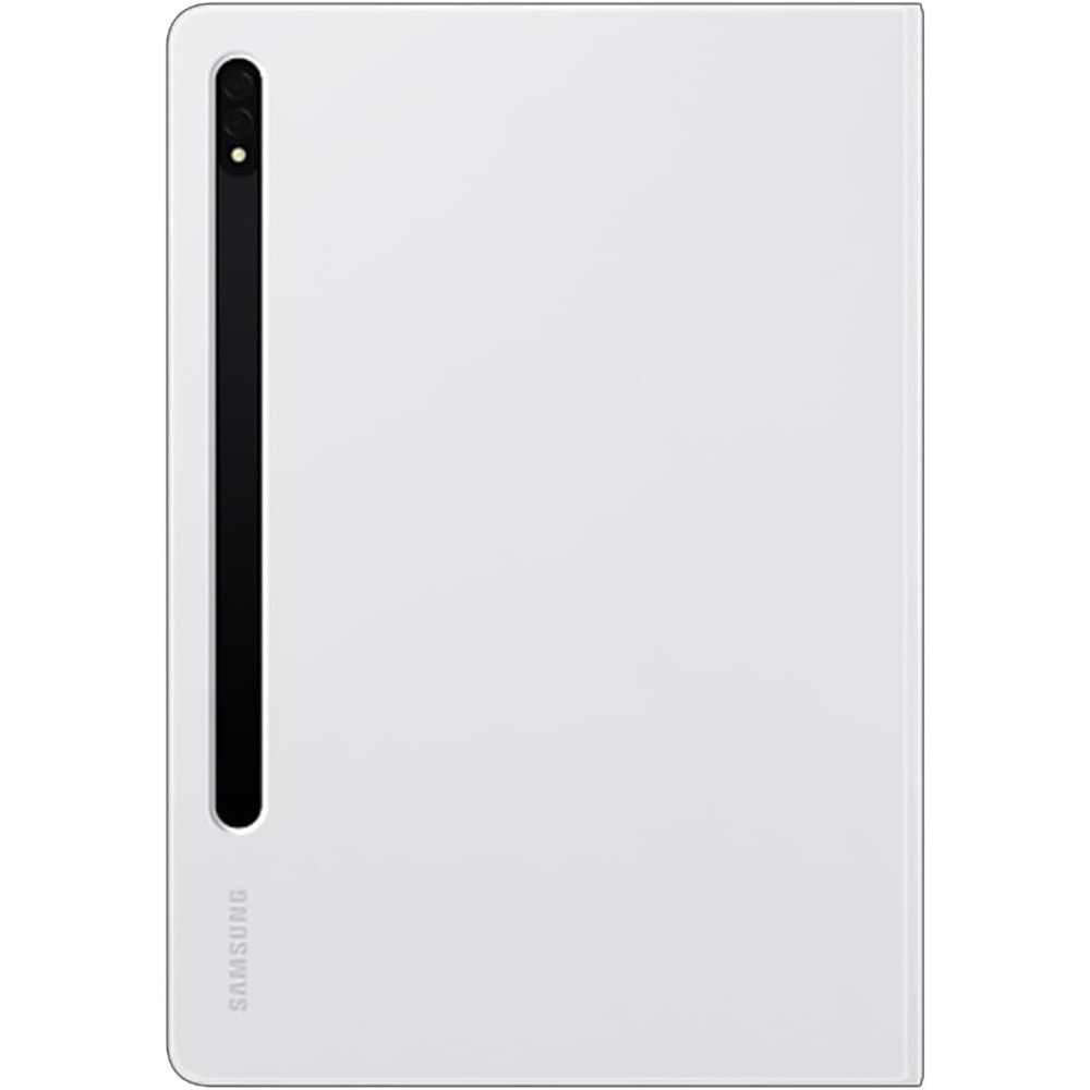 Samsung Galaxy Tab S7 | Tab S8 (11 inç) için Book CoverNote View Cover Not Kılıf, Beyaz EF-ZX700