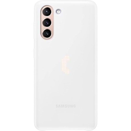 Samsung Galaxy S21 5G Smart LED Cover, Beyaz EF-KG991C