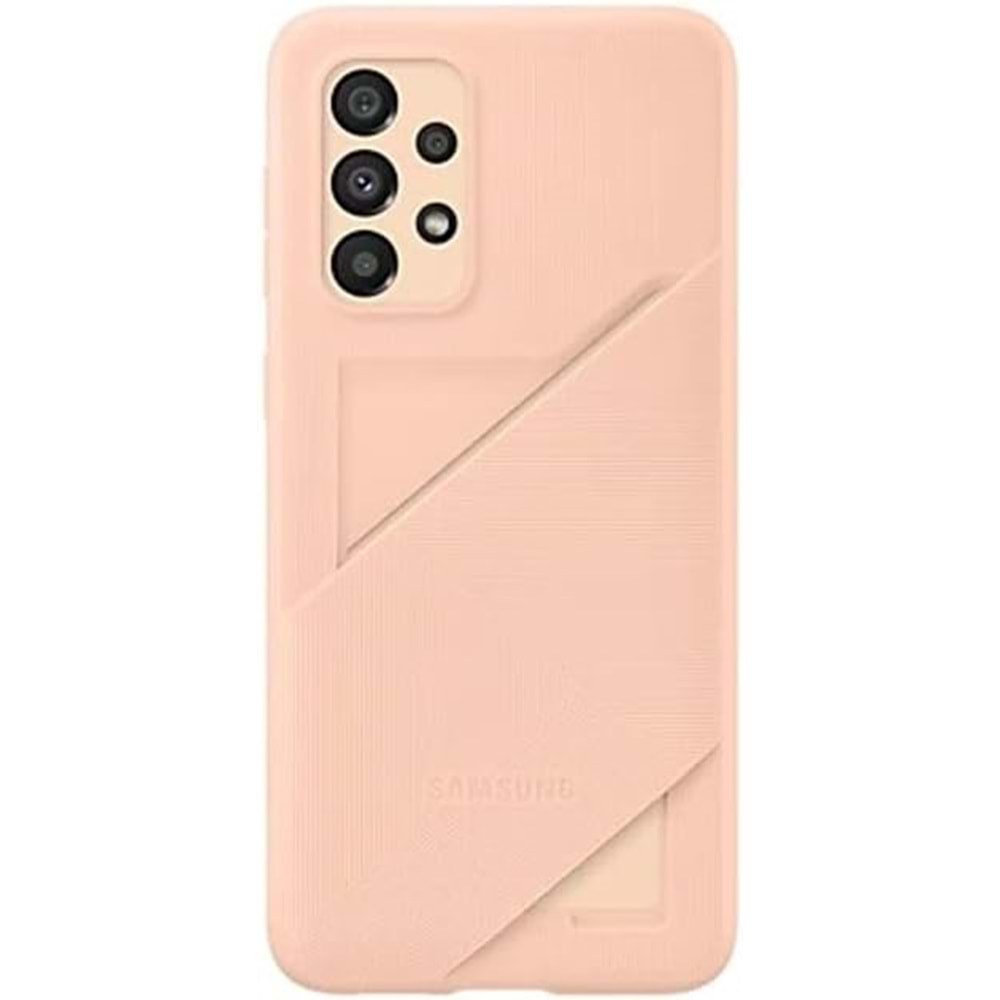 Samsung Galaxy A33 5G Kart Yuvalı Kılıf, Turuncu