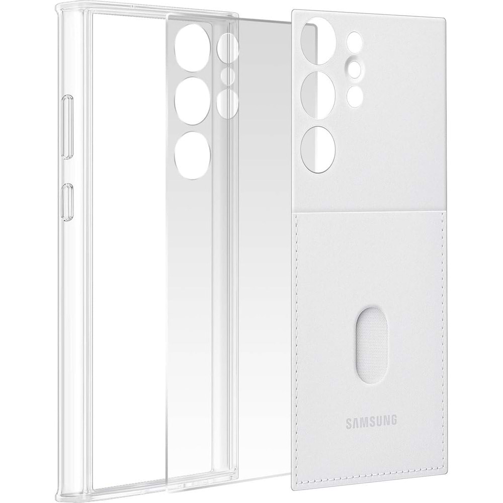 Samsung Galaxy S23 Ultra White Frame Cover, EF-MS918CWEGWW