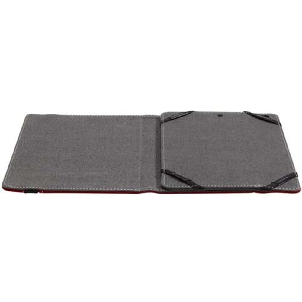 Targus Kickstand iPad Mini 1, 2 ve 3. Nesil (A1432, A1454, A1489, A1490, A1599) için Kılıf, Kırmızı