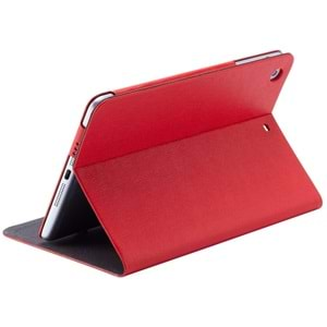 Ozaki Smart Slim iPad Air 1. Nesil A1474, A1475 ve A1476 Akıllı Kılıf Uyku Modlu, Kırmızı