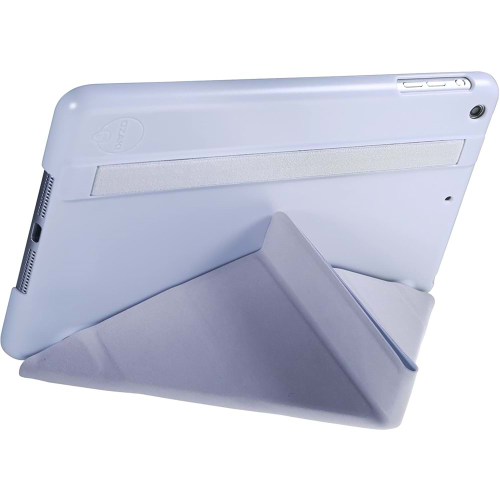 Ozaki Slim-Y iPad 5. Nesil (2017) A1822 ve A1823 için Kılıf Uyku Modlu, Gri