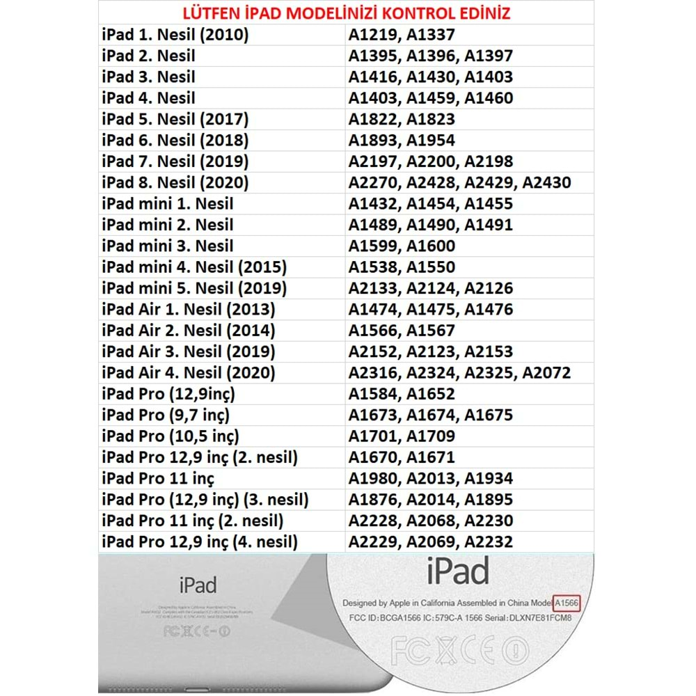 XtremeMac Ultra Thin iPad Air 1. Nesil (A1474, A1475 ve A1476) Kılıf ve Stand Uyku Modlu