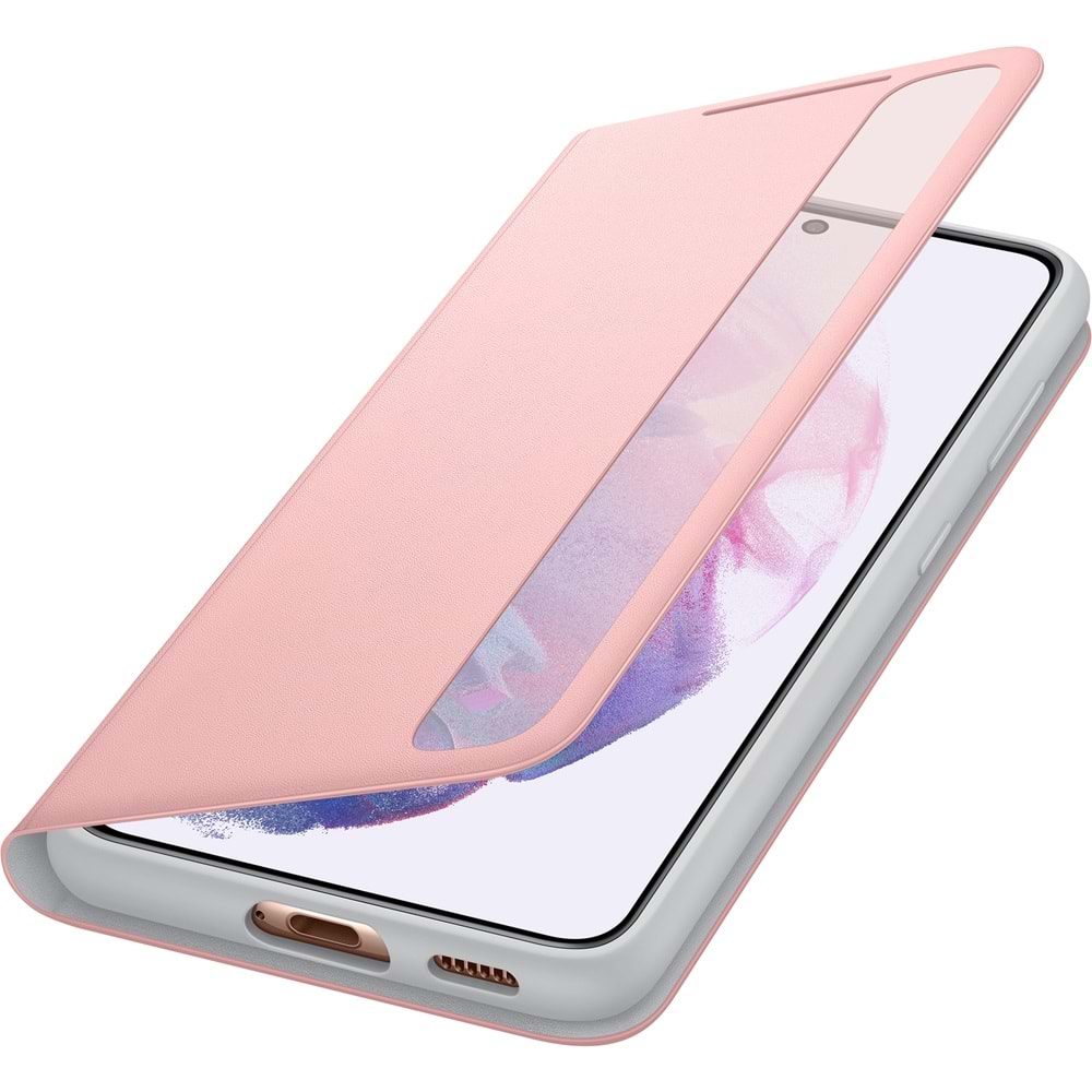 Samsung Galaxy S21 5G Smart Clear View Kapaklı Kılıf (Samsung Türkiye Garantili)