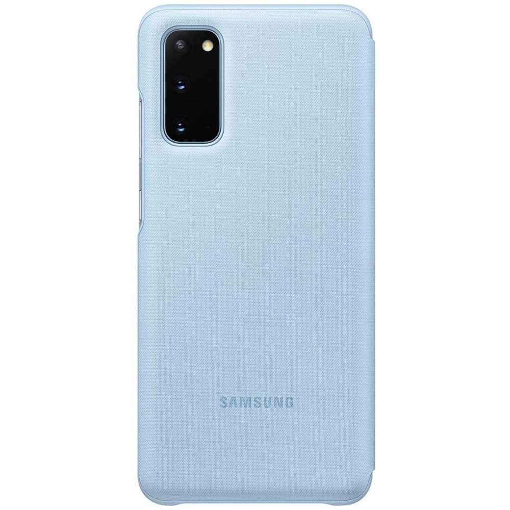 Samsung Galaxy S20 LED View Cover Akıllı Kılıf, Mavi EF-NG980PLEGTR