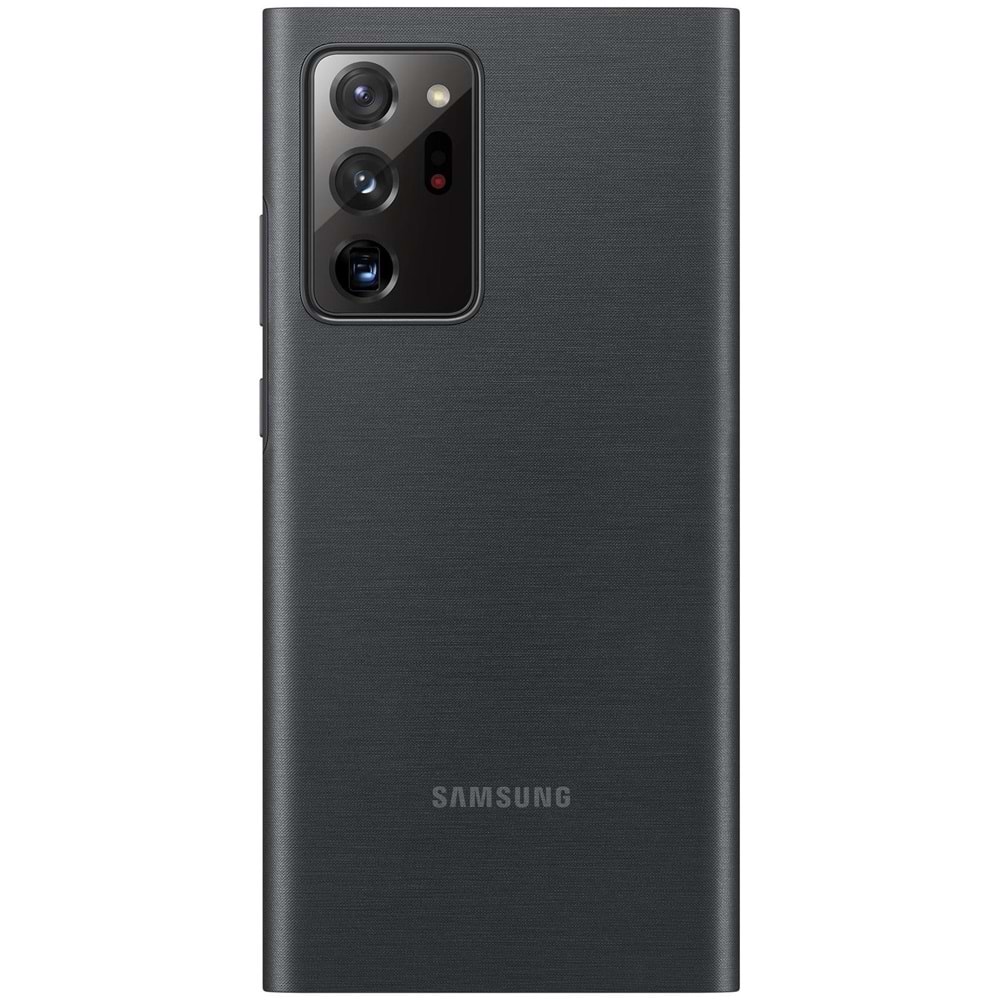 Samsung Galaxy Note 20 Ultra LED View Kapaklı Kılıf, Siyah EF-NN985PBEGTR