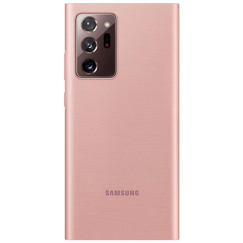 Samsung Galaxy Note 20 Ultra LED View Kapaklı Kılıf, Bronz EF-NN985PAEGTR
