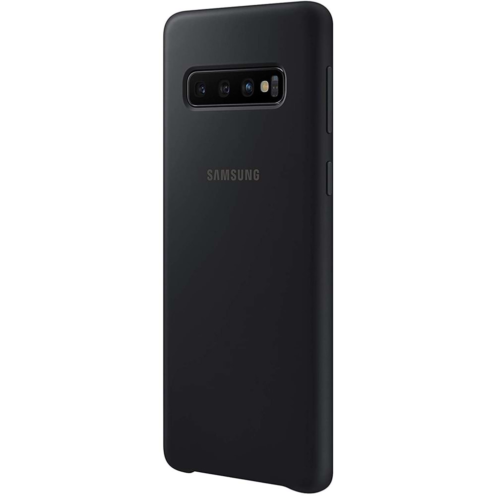 Samsung Galaxy S10 Silikon Cover Kılıf, Siyah EF-PG973TBEGWW