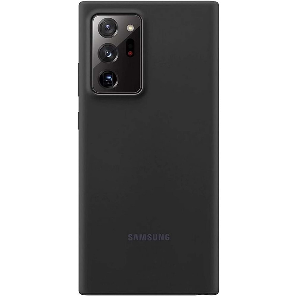 Samsung Galaxy Note 20 Ultra için Silikon Cover Kılıf, Mistik Siyah