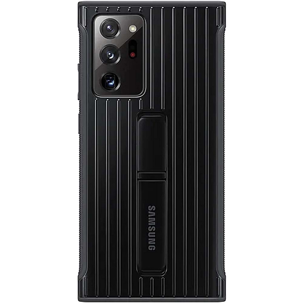 Samsung Galaxy Note 20 Ultra için Standlı Koruyucu Kılıf, Siyah EF-RN985CBEGWW