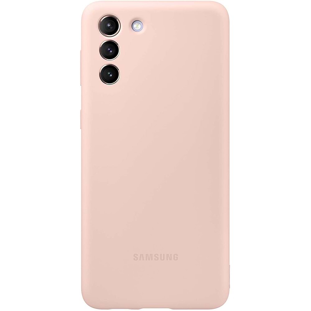 Samsung Galaxy S21+ Plus için Silikon Cover Kılıf, Pembe EF-PG996TPEGWW